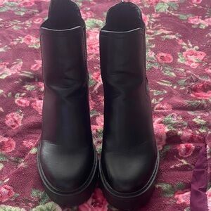 Madden Girl Black Ankle Booties